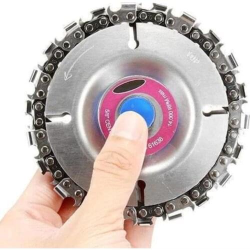 4/5 Inches Wood Carving Disc Chain Grinder Carving for Use With 4" Or 5"Angle Grinders Carving Tool Wooking Tool Dropshipping