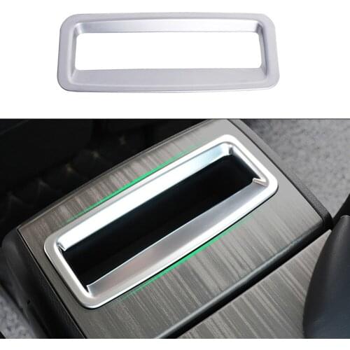 For nissan murano 2015 2016 2017 2018 2019 2020 2021 Car Rear armrest box cover storage box trim decorative frame accessories