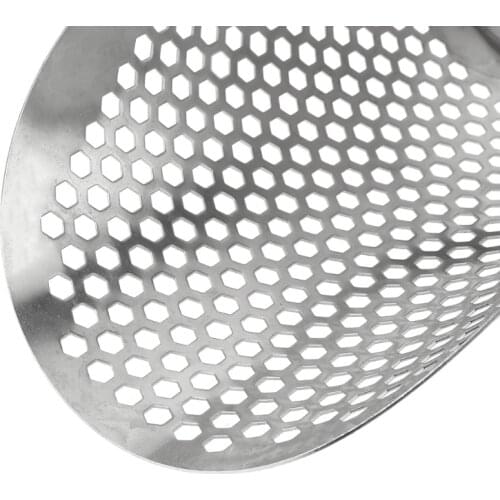 Metal Detecting Sand Scoop Stainless Steel Underwater Digging Shovel Beach Underwater Sand Scoop with Handle Easy Use Wholesales