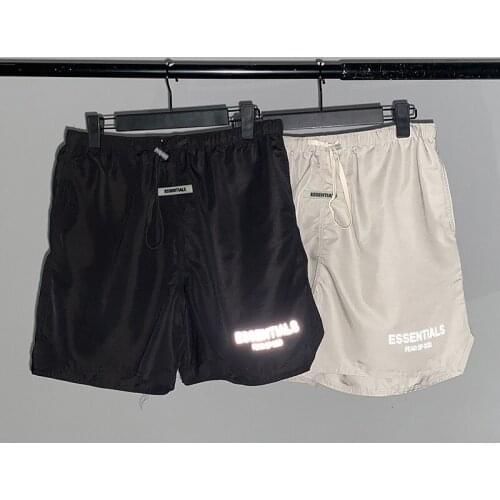 2021 Spring And Summer New Mens Reflective Shorts For Men Women Printing Essentials 1:1 Casual High Quality Mens Brand Short