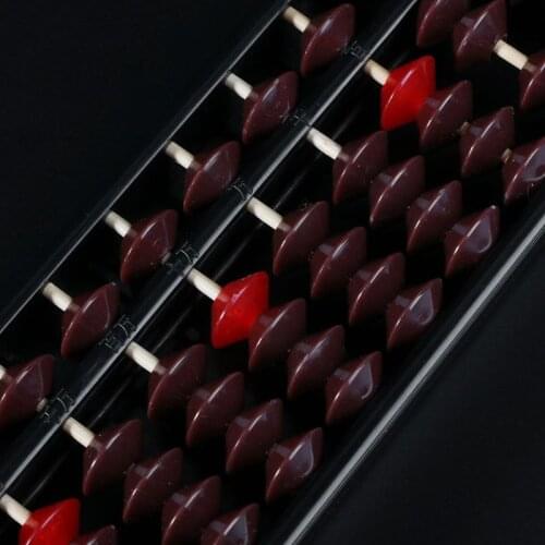 New Upgraded Portable Japanese 13 Column Abacus Arithmetic Soroban School Math Learning Tool Educational Math Toys D5QA