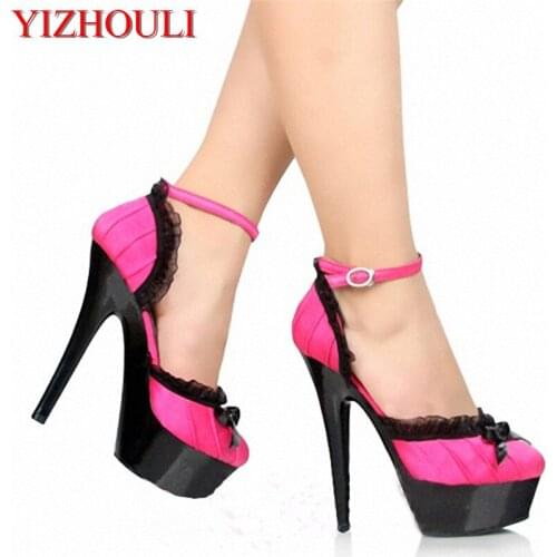 Wholesale Sexy Lace Women 15CM High Heel Shoes, Wedding Shoes, Sexy Party Shoes, Fashion Single Shoes