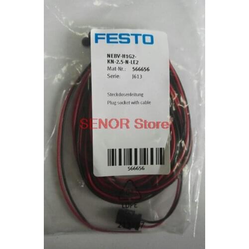 Brand new original plug socket with cable NEBV-H1G2-KN-2.5-N-LE2 (566656)