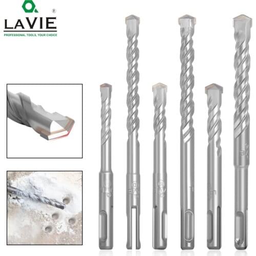LAVIE 1pc 4 5 6 7 8 10 12 SDS Plus Hole Saw Drilling 110mm 160mm Electric Hammer Drill Bits For Wall Concrete Brick Masonry