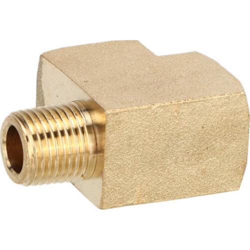 Tee Brass Pipe Fitting Street Pipe Adapter 1000PSI for Auto Modification