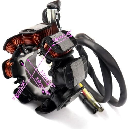 Areyourshop for Honda XR200R XR 200 R 1990-2002 31120-KT0-831 31120-KT0-830 Magneto Generator Engine Stator Coil