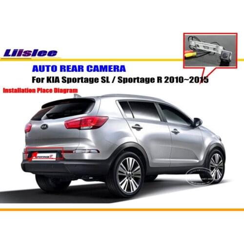 Liislee Car Rear Camera For KIA Sportage SL / Sportage R 2010~2015 / Back Parking Camera / NTST PAL / License Plate Light OEM