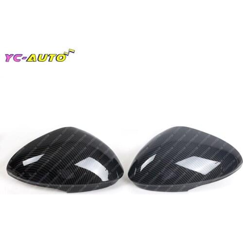 Car Side Mirror Rearview For Alfa Romeo Giulia 2017 2018 ABS Carbon Fiber Car Rearview Mirror Decoration Cover Trim Accessories