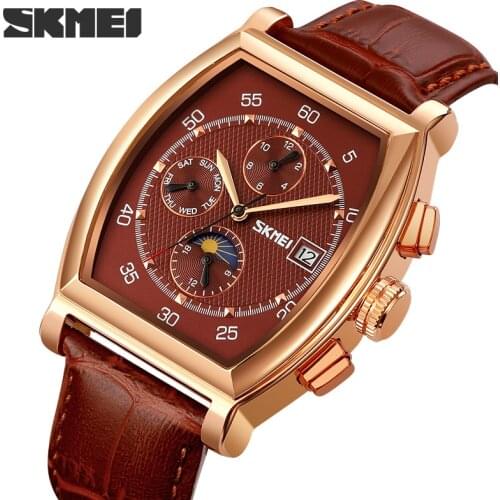 Luxury Mens Automatic Watch Original Fashion Mens Wrist Watch Moon Phase Date Display Clock Business Man Dress Mechanical Watch