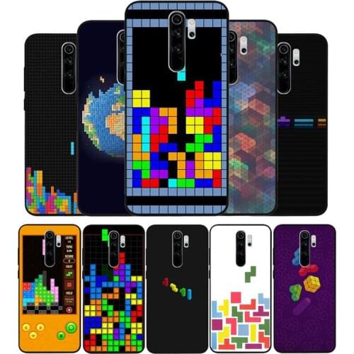 Tetris Phone Case For Xiaomi Redmi note 9 8 7 6 5 4 Pro S for redmi 4A 4X 5 Plus 5A 7A Cover