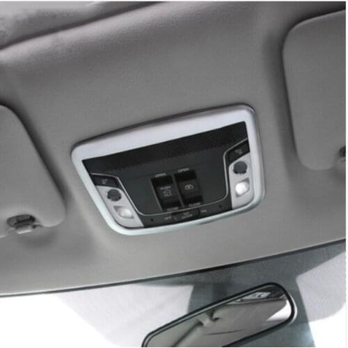 HOT ACCESSORIES FIT FOR HONDA VEZEL HR-V HRV 2014 2015 2016 CHROME ROOF MAP READING LIGHT LAMP TRIM COVER