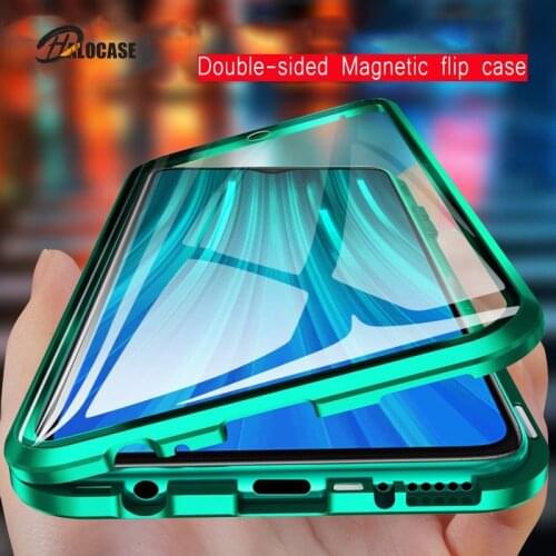 360 Full Protection Magnetic Case For Samsung Galaxy S21 S30 A12 A32 Plus Ultra Double Glass