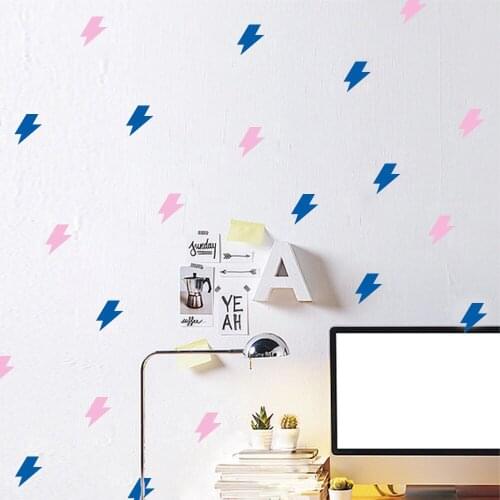 MEYA Little Lightning Wall Sticker Wall Decal, Removable DIY home decoration art Wall decors 36PCS/LOT