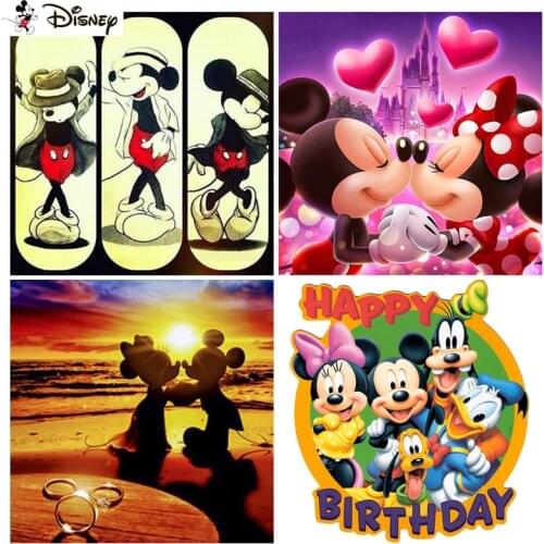 Disney 5D Diamond Embroidery Needlework Kit "Cartoon Mickey Mouse" Diy Diamond Painting Cross Stitch Home Decoration Gift