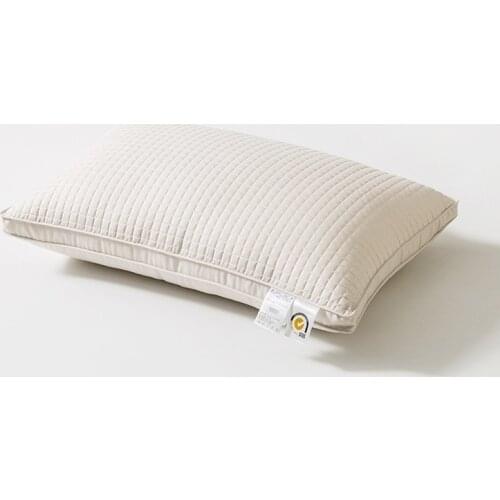 Goose Down Feather Pillow Washable Neck Pillows Star Hotel Guesthouse Single Antibacterial Pillow Sleep Feather Down