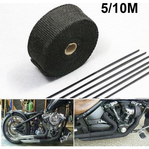 Muffler Thermal Tape Motocross Motorcycle Exhaust Protector For HONDA MSX125 ST1100 VFR800 CBR 500R CB 500 VALKYRIE 1500