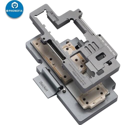 Qianli Motherboard Test Fixture iSocket Jig for iPhone X / XS / XS MAX Upper Lower Layers Logic Board diagnostic Test Fixture