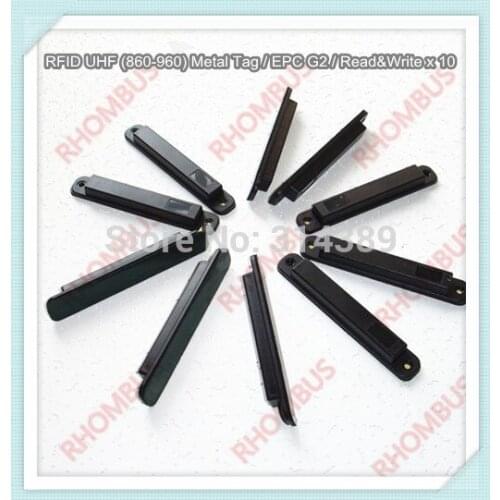 10 PCS UHF (860-960) self-adhesive RFID Tag For metal surface and Vehicle /EPC G2