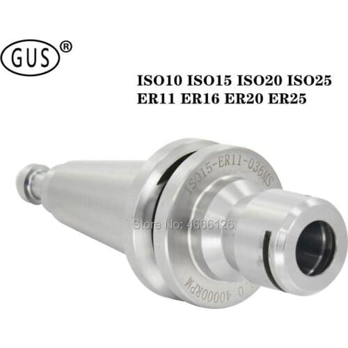 GUS free shipping ISO10 ISO15 ISO20 ISO25 ER11 ER16 ER20 ER25 CNC machine tool spindle stainless steel integrated tool holder