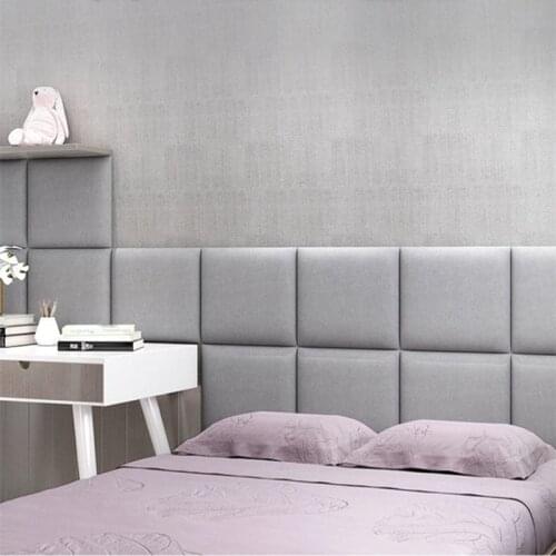 Bed Headboard Home Decoration Teenager Kid Bedroom Decor Aesthetic Front Panels Cabecero Headboards Tatami Anti-Collision Decal