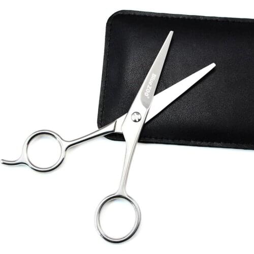 High Quality Stainless Steel Beards Scissor Hair Styling Eyebrow Scissor Shaving Shears Hair Trimmer Eyebrow Cutter J0004
