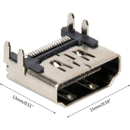 Y3ND Replacement HDMI-compatible Port Socket Interface Connector Repair Part for playstation 4 PS4