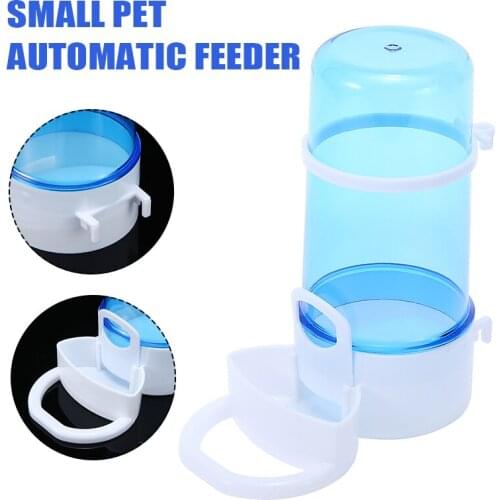 1pc Automatic Pet Feeder Hamster Bird Feeder Water Drinker Seed Clipper Fountain Cage Pet Supplies