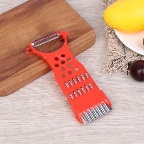 1pcs Multi-Function Kitchen Chopper Potato Wire Cutting Grater Cucumber Slicer Stainless Steel Potato Chip Slicer