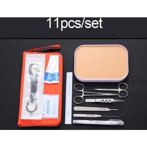 11pcs/set Double Eyelid Sleeve Ophthalmic Embedding Tool Designer Needle Holder Beauty Plastic Surgery Double Eyelid Device