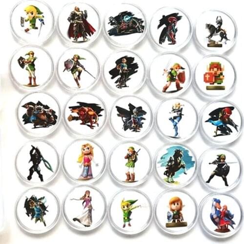 25pcs High Quality NFC Coin NTAG215 Tags Cards of Newset Data Loftwing For The Legend Of Breath Of The Wild