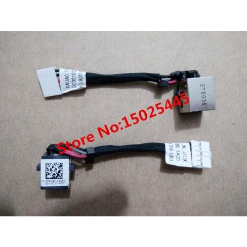 Free Shipping New Original Notebook PC Power Head For DELL E7440 DC JACK DC30100NV00 CN-06KVRF-GSAD3-51F-0BXE-A00 5PCS