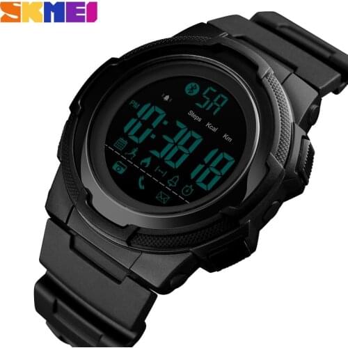 SKMEI Men Smart Watch Bluetooth Sports Watch Digital Mens Top Luxury Brand Call Reminder Waterproof Mens Watches Montre Homme