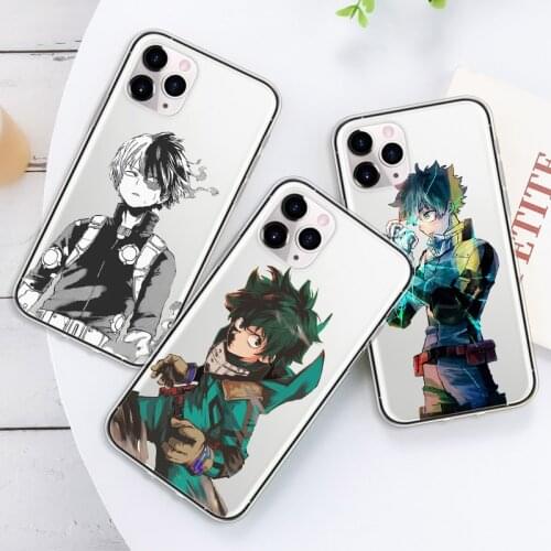 My Hero Academia Phone Cases for IPhone 12 Mini Pro 7 8 Plus TPU Silicone Coque for IPhone 11 Pro X XS MAX XR SE2 Soft Cover