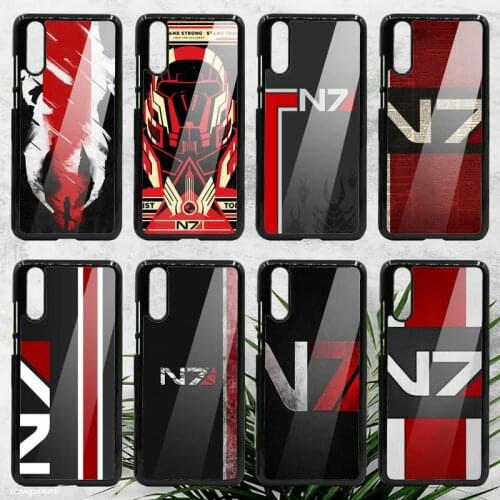 Design N7 Mass Effect Phone Case For Samsung galaxy S note 8 9 20 10 e lite2019 plus pro ultra Hard TPU PC