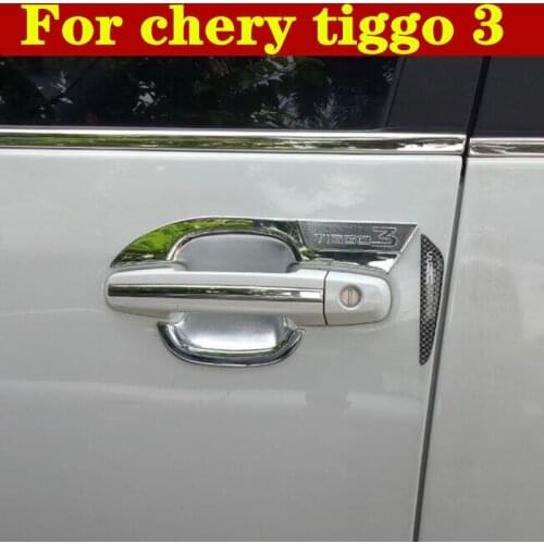 For chery tiggo 3 Door bowl handle hand in hand door bowl handle sticker decorative bright strip modification special