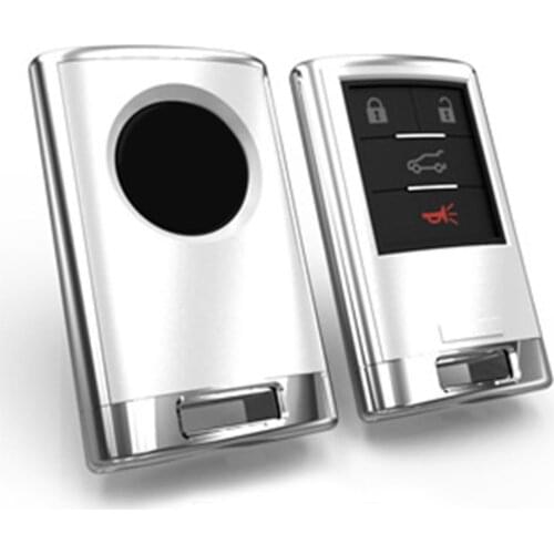 Kwaks Car Key Case Round Logo 4 Button ABS Plastic Key Cover For Cadillac XTS SRX SLS CTS ATS SEVILLE ESCALADE