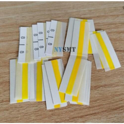 High viscosity SMT single side yellow Splice tape 8 12 16 24mm1000 pieces/box
