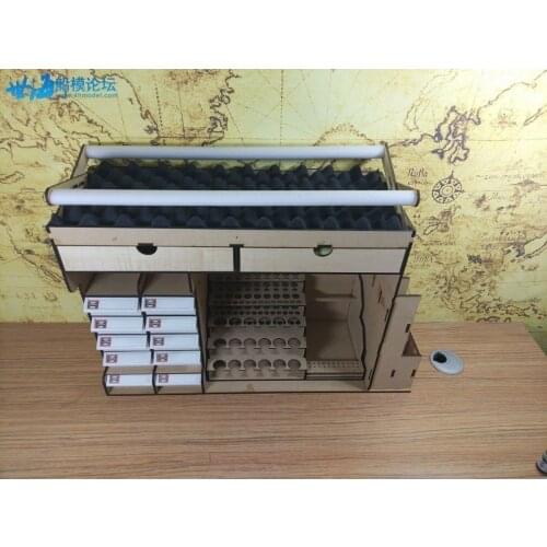 Three In One Model Ship Desktop Tool kit Tool Rack Building Slip