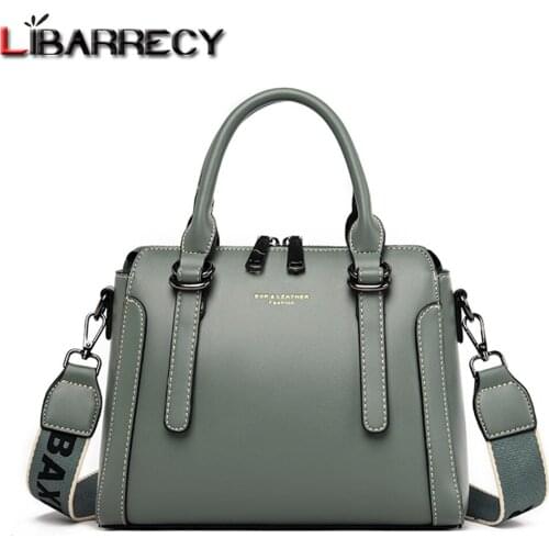 2021 New High Quality Leather Ladies Shoulder Bags Fashion Letter Designer Womens Handbag Solid Color Messenger Bags Wallet