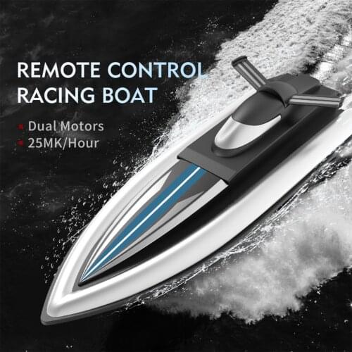 New Rc Boat B8 20km/h Children Remote Control Boat Charge Speedboat Boys Aquatic Yacht Toys Speedboat Model