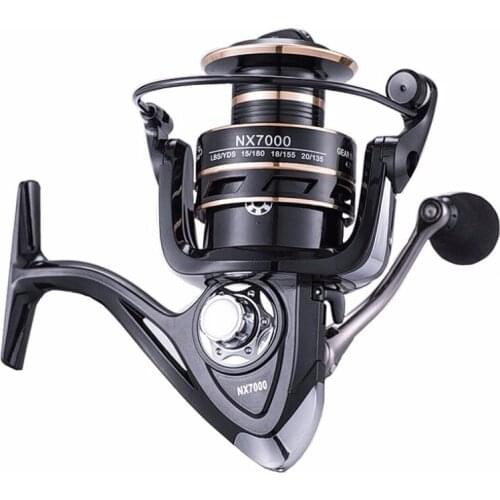 All-metal Spool Fishing Reel Super Light 2000-7000 Series Stainless Steel 14 Ball Bearings Spinning Wheel Carretilha De Pesca