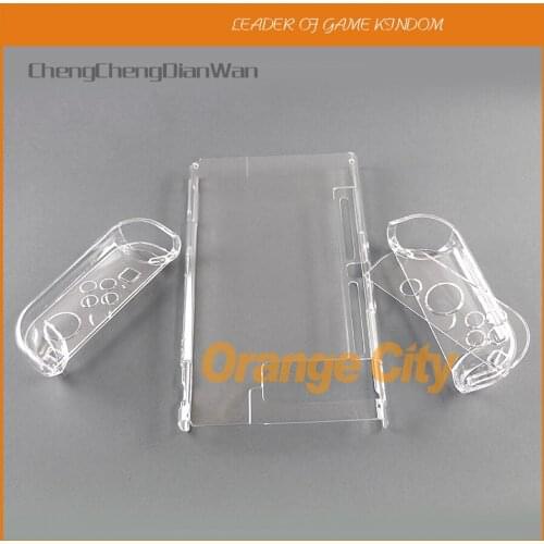 Transparent Plastic Clear Crystal Protective Case Cover For Nintend Switch NS NX Console Crystal Shell ChengChengDianWan