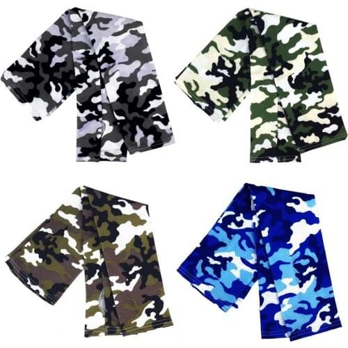 1 Pair Ice Silk Sport Arm Sleeves Cycling Arm Sleeves Cover UV Protection Outdoor Climbing Running Basketball Summer Arm Sleeves