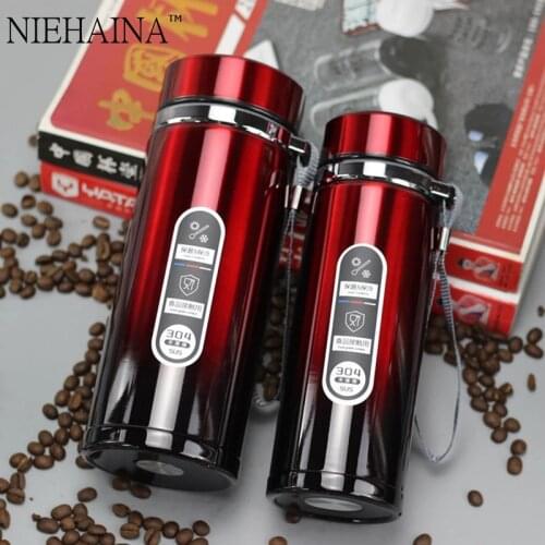1000/800/500/350Ml Thermal Bottle Hot Water Bottle Stainless Steel Tumbler Insulated Water Bottle Thermos Isotherme