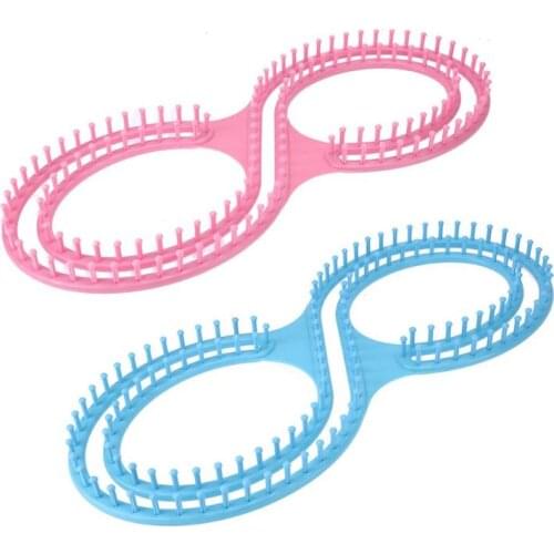 DIY Large Hand Knitting Loom Board Tool With 3 Projects Knitting Loom For Scarf Sweater Socks Household Knitting Accessories