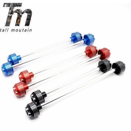 Rear Front Axle Fork Crash Sliders Motorcycle Wheel Protector Falling Protection For BMW S1000RR 2015-2018, S1000R 2014-2018