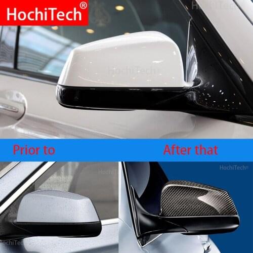 For BMW 6 Series E64 LCI 2008 2009 2010 100% Real Carbon Fiber Rear View Mirror Cover Side Mirror Caps car styling