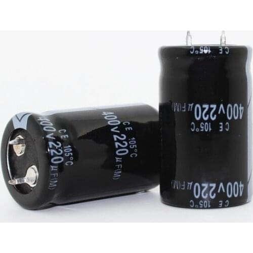 30pcs-5pcs 220UF 400V Electrolytic Capacitor 400V220UF 25*40MM