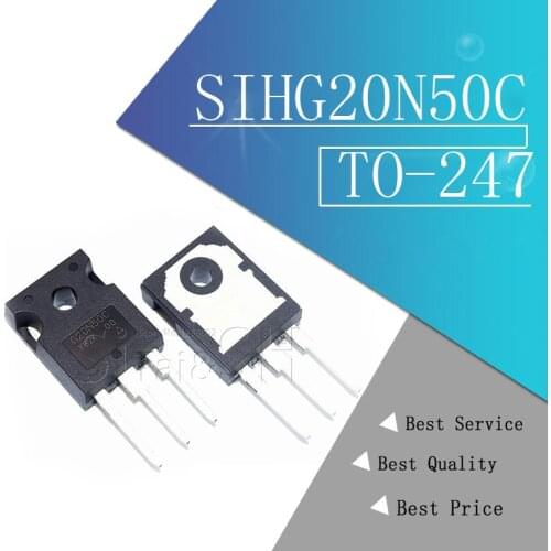 5PCS SIHG20N50C TO-247 G20N50C 20A 500V TO247 MOS FET