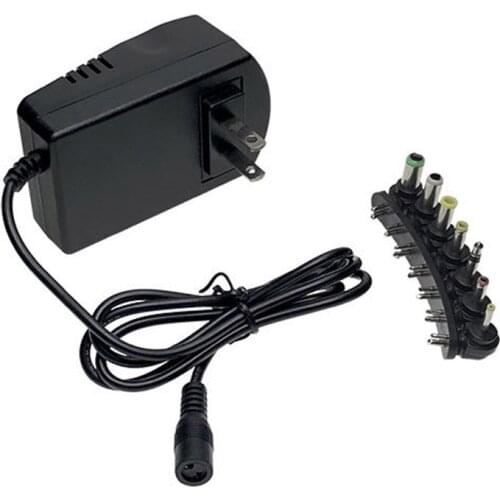AC/ DC Adapter,3-12V Adjustable Voltage Power Supply,Universal DC Power Supply Charger,30W Charger With EU Or US Plug